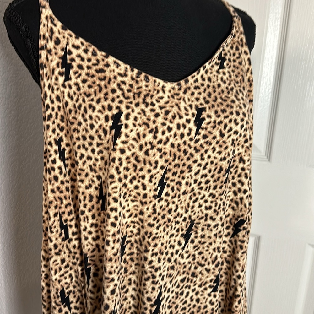 Torrid Leopard And Lightning Print Top - Size 3/3x - image 2